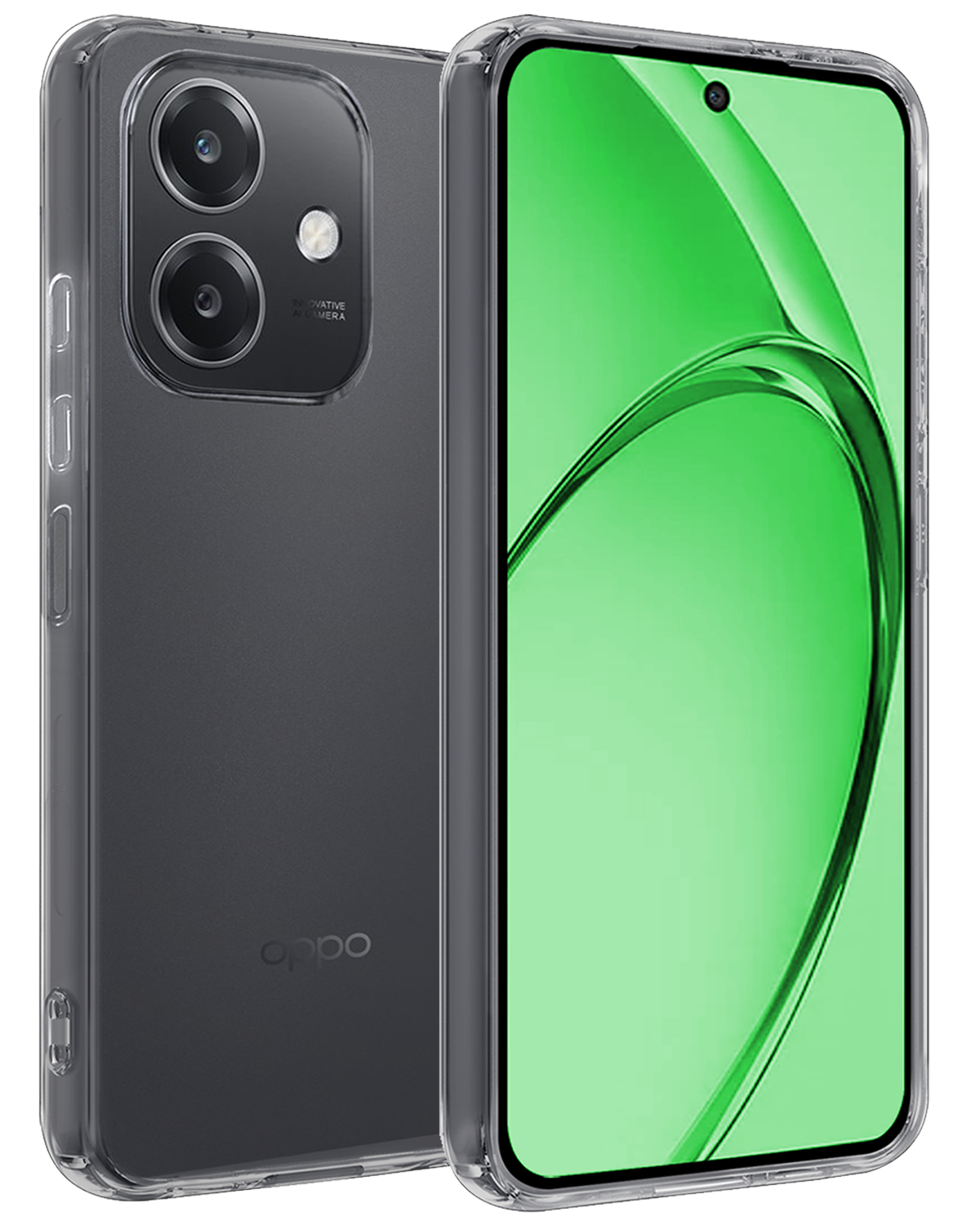 BASEY. BASEY. OPPO A40 Hoesje Siliconen - Transparant