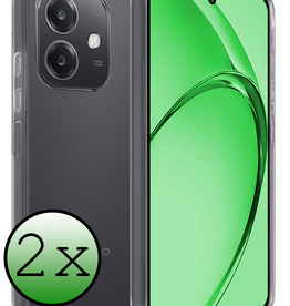 BASEY. BASEY. OPPO A40 Hoesje Siliconen - Transparant - 2 PACK