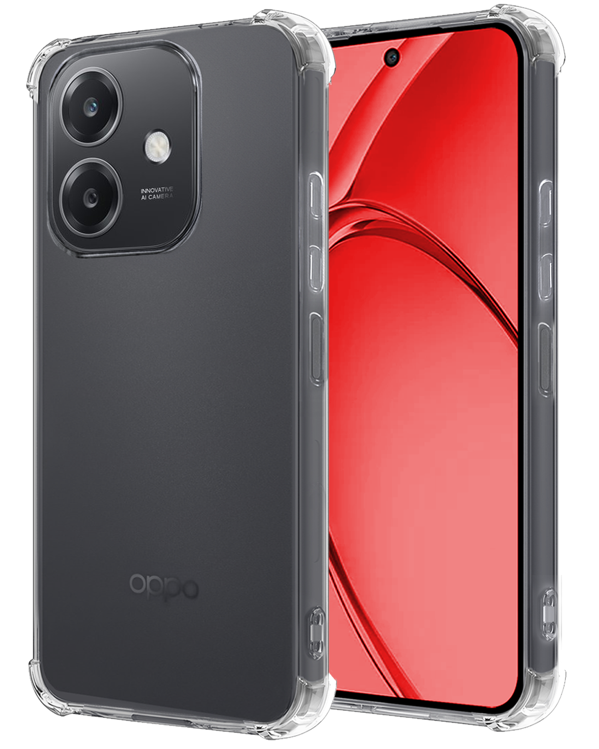 NoXx NoXx OPPO A40 Hoesje Shockproof - Transparant