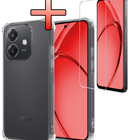 NoXx NoXx OPPO A40 Hoesje Shockproof Met Screenprotector