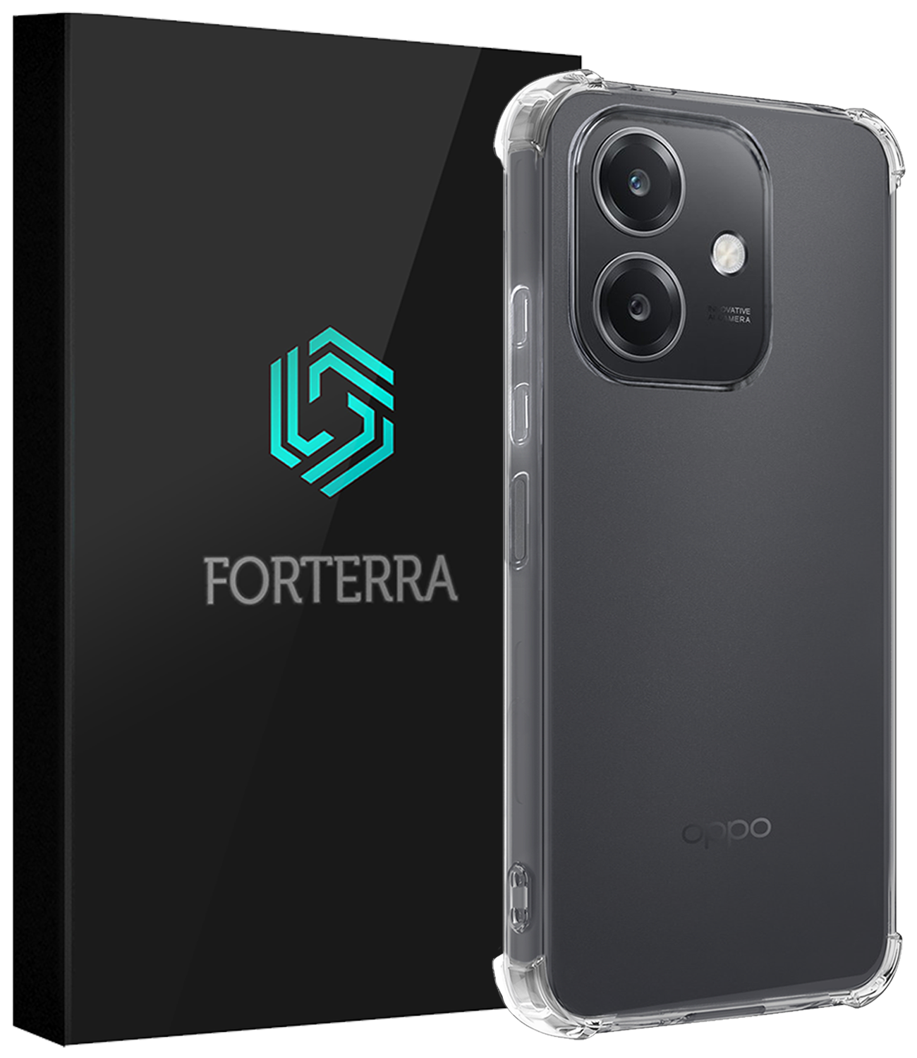 Forterra Forterra OPPO A40m Hoesje Shockproof - Transparant