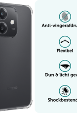 Forterra Forterra OPPO A40m Hoesje Shockproof - Transparant - 2 PACK