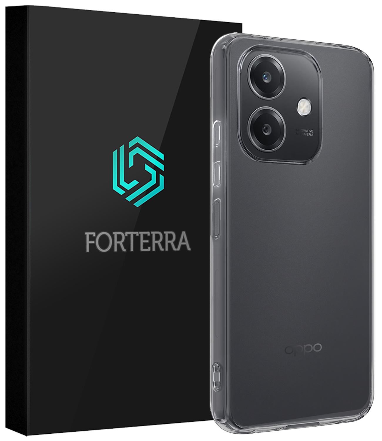 Forterra Forterra OPPO A40m Hoesje Siliconen - Transparant