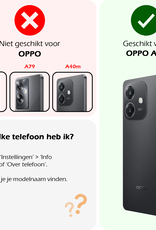 Nomfy Nomfy OPPO A40 Hoesje Siliconen - Transparant - 2 PACK