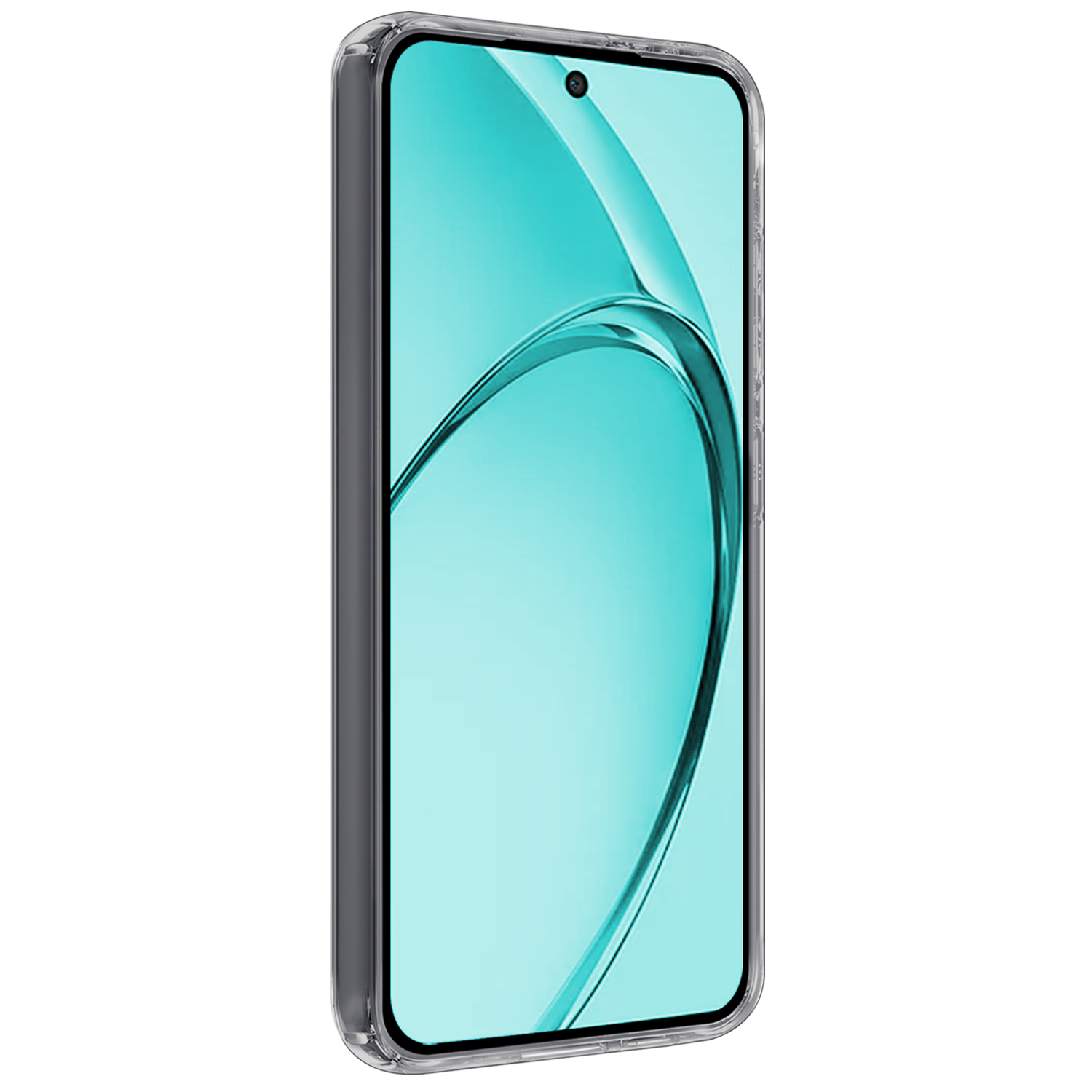 Forterra Forterra OPPO A40m Hoesje Siliconen Met 2x Screenprotector - Transparant