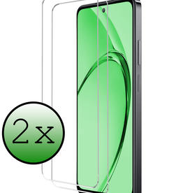 BASEY. BASEY. OPPO A40m Screenprotector Glas - 2 PACK