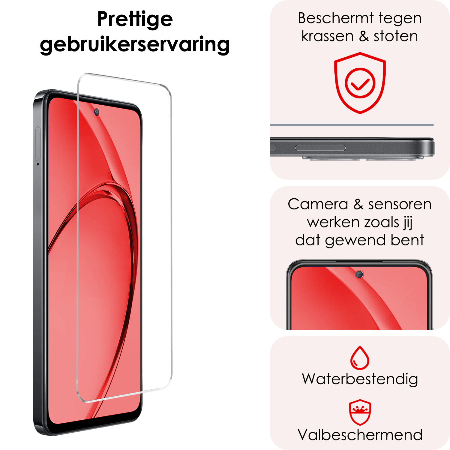 NoXx NoXx OPPO A40m Screenprotector Glas - 2 PACK