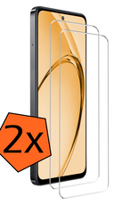 Nomfy Nomfy OPPO A40m Screenprotector Glas - 2 PACK