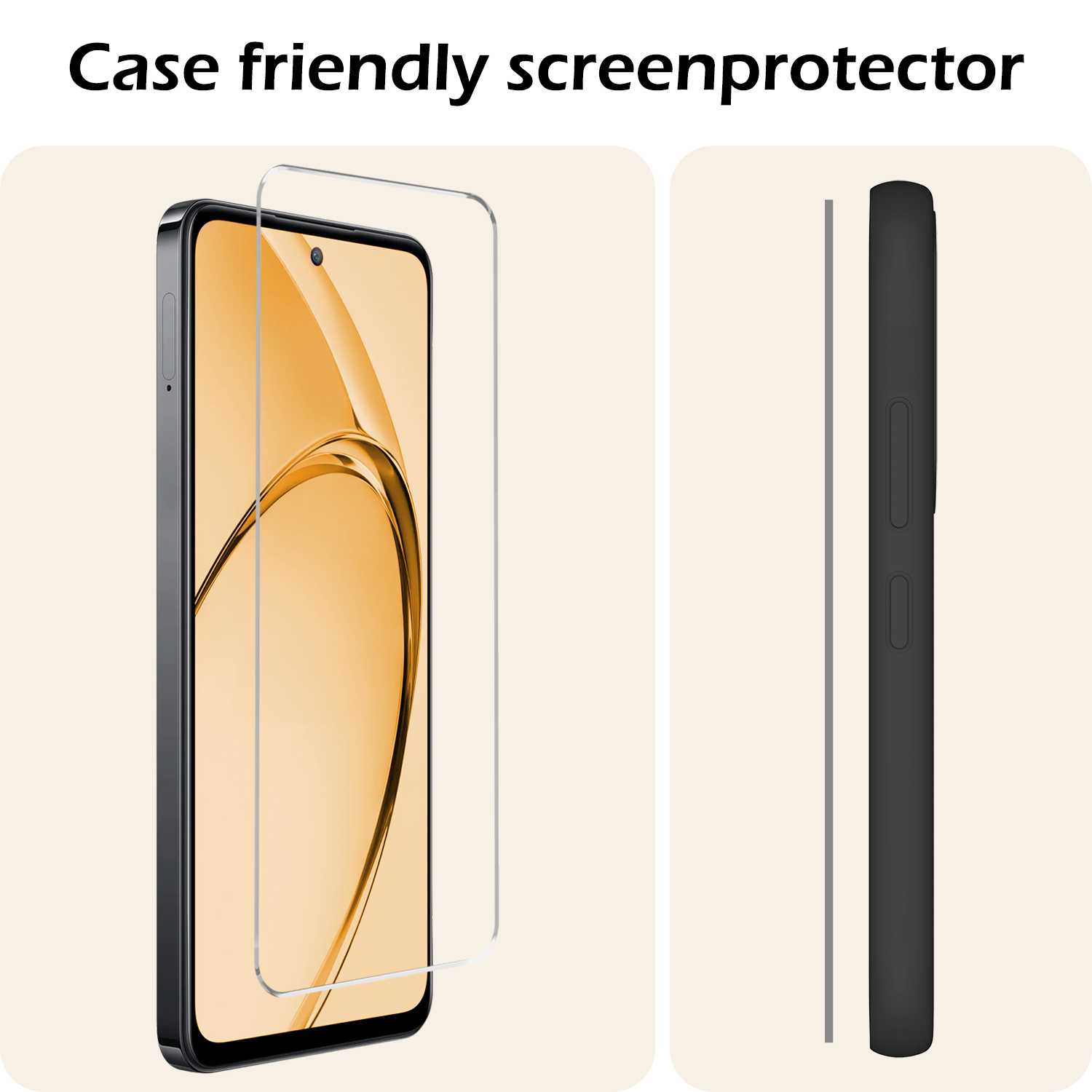 Nomfy Nomfy OPPO A40m Screenprotector Glas - 2 PACK