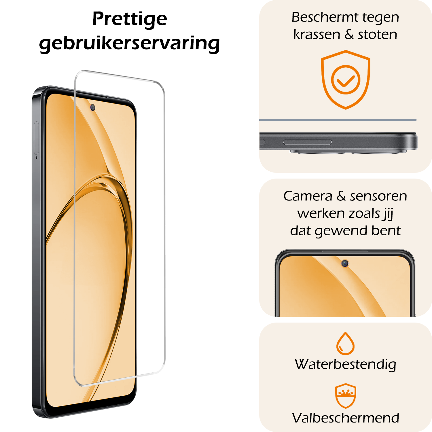 Nomfy Nomfy OPPO A40m Screenprotector Glas - 2 PACK