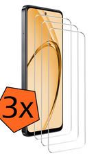 Nomfy Nomfy OPPO A40m Screenprotector Glas - 3 PACK