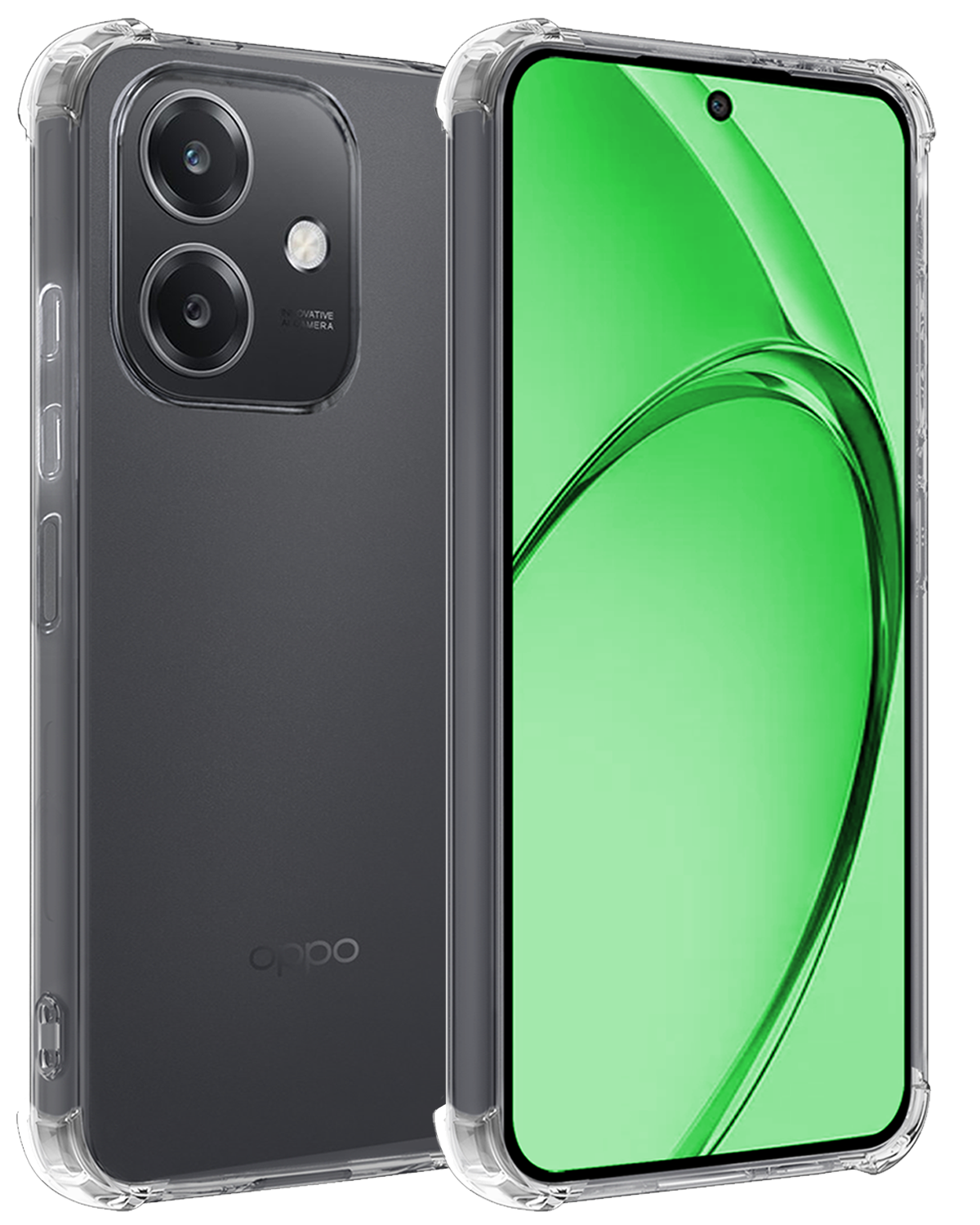 BASEY. BASEY. OPPO A40m Hoesje Shockproof - Transparant