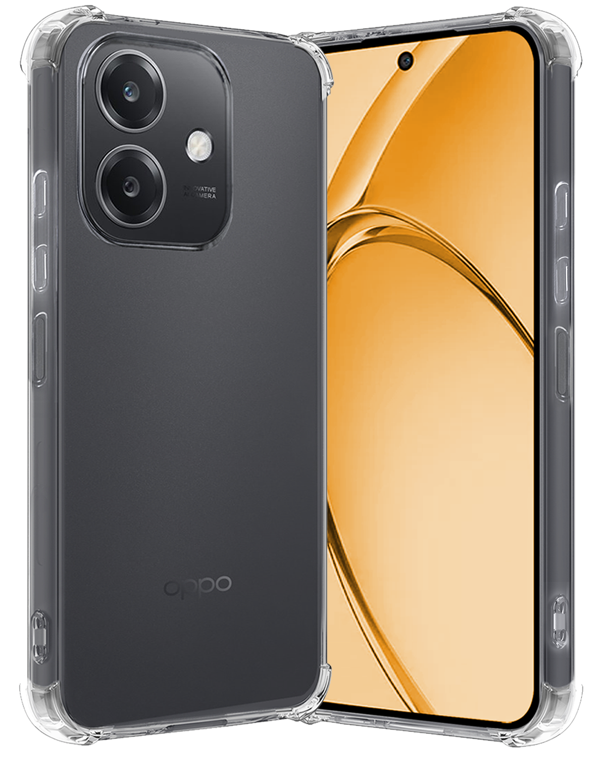 Nomfy Nomfy OPPO A40m Hoesje Shockproof - Transparant