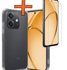 Nomfy Nomfy OPPO A40m Hoesje Shockproof Met Screenprotector