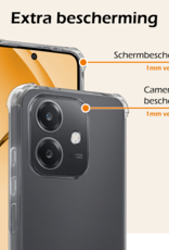 Nomfy Nomfy OPPO A40m Hoesje Shockproof Met Screenprotector