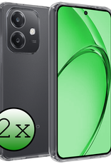 BASEY. BASEY. OPPO A40m Hoesje Siliconen - Transparant - 2 PACK