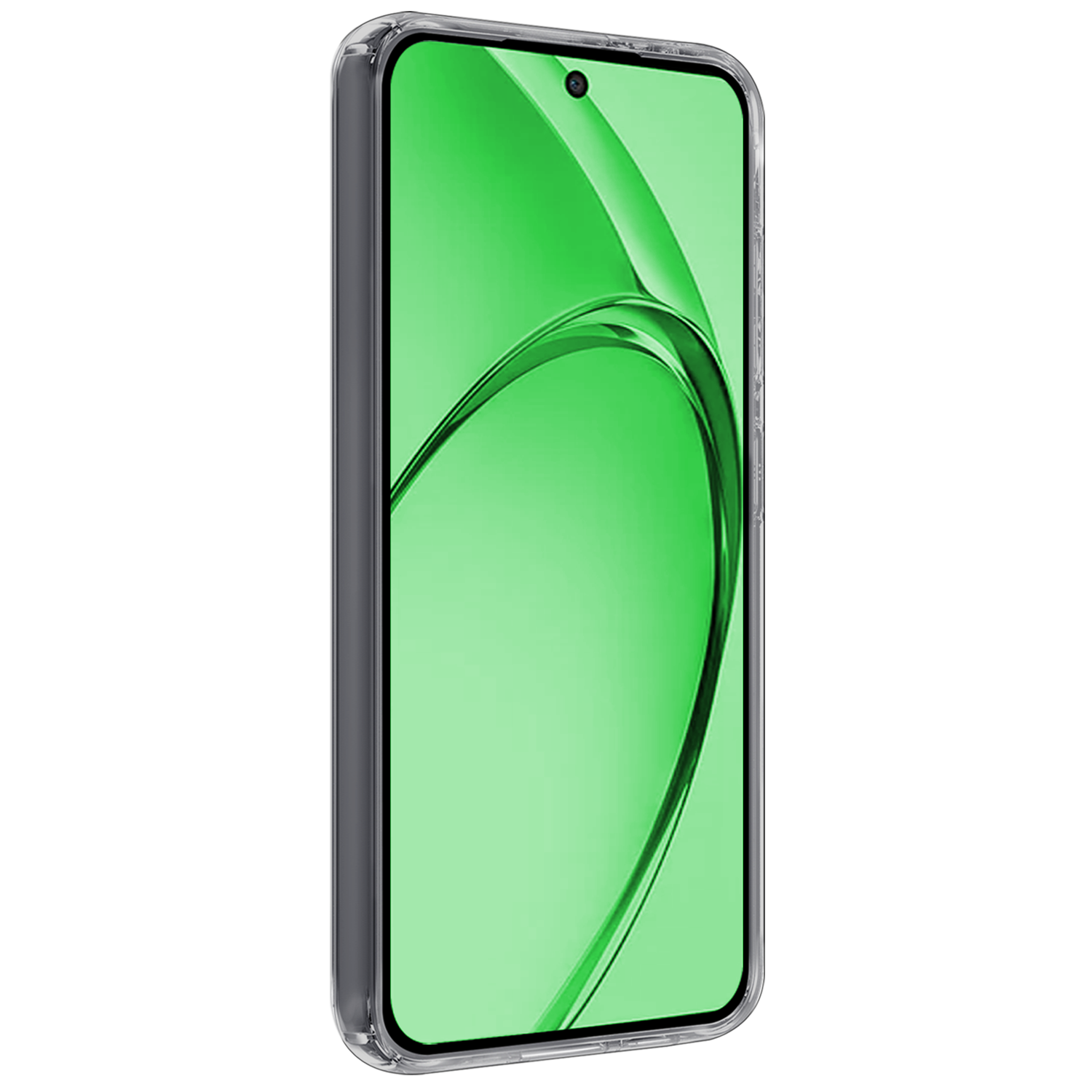 BASEY. BASEY. OPPO A40m Hoesje Siliconen Met Screenprotector - Transparant
