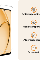 Nomfy Nomfy OPPO A40m Hoesje Siliconen Met 2x Screenprotector - Transparant