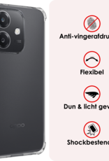 NoXx NoXx OPPO A40m Hoesje Shockproof - Transparant - 2 PACK