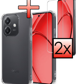 NoXx NoXx OPPO A40m Hoesje Shockproof Met 2x Screenprotector