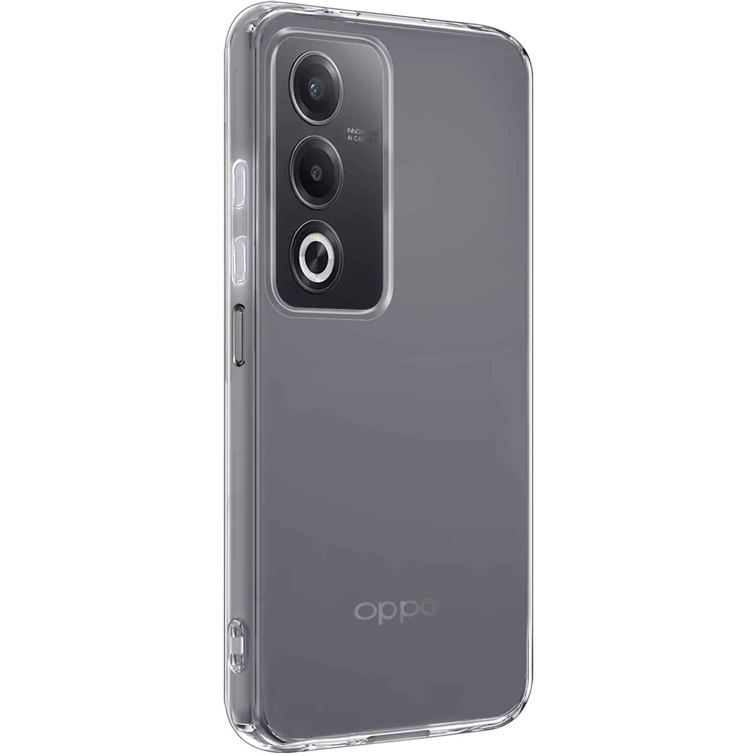 Forterra Forterra OPPO A80 Hoesje Siliconen - Transparant - 2 PACK