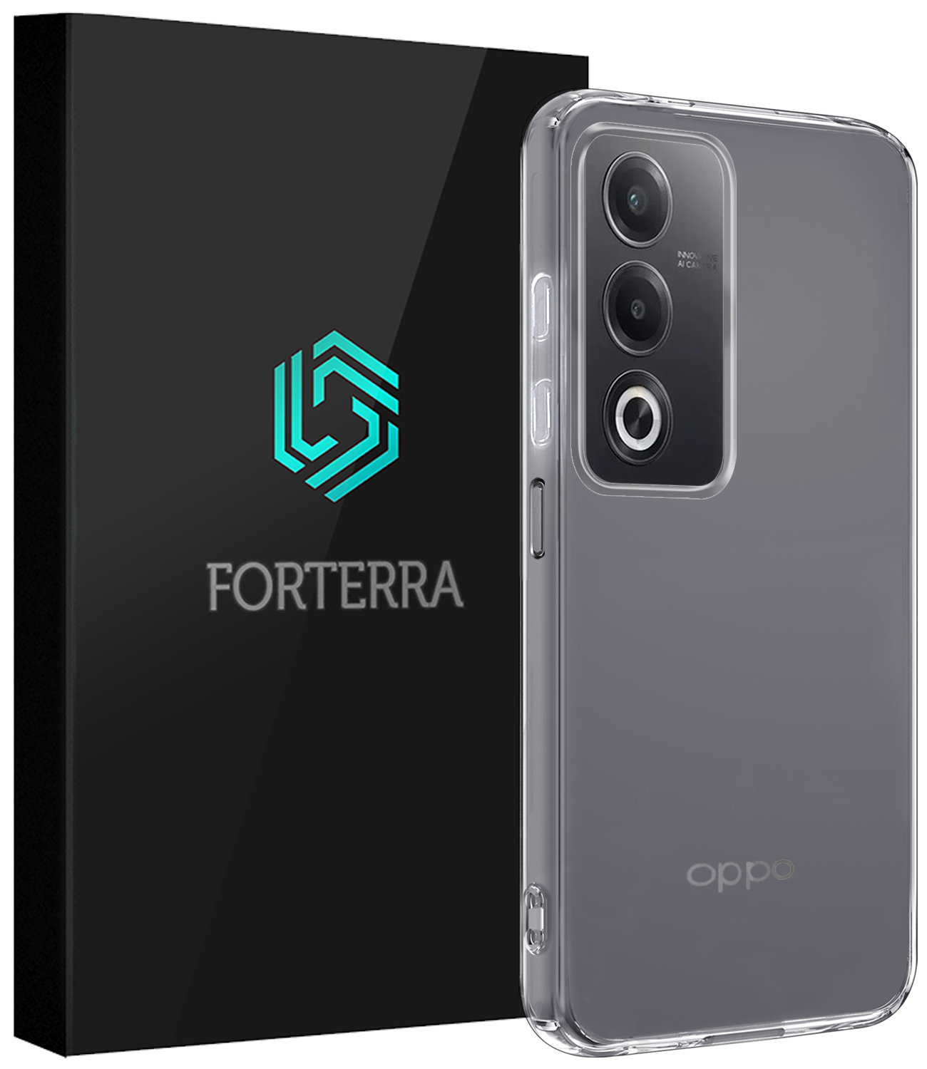 Forterra Forterra OPPO A80 Hoesje Siliconen - Transparant