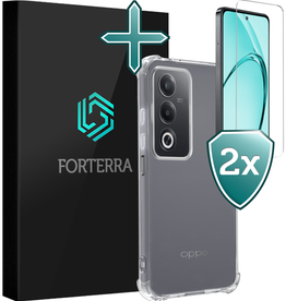 Forterra Forterra OPPO A80 Hoesje Shockproof Met 2x Screenprotector