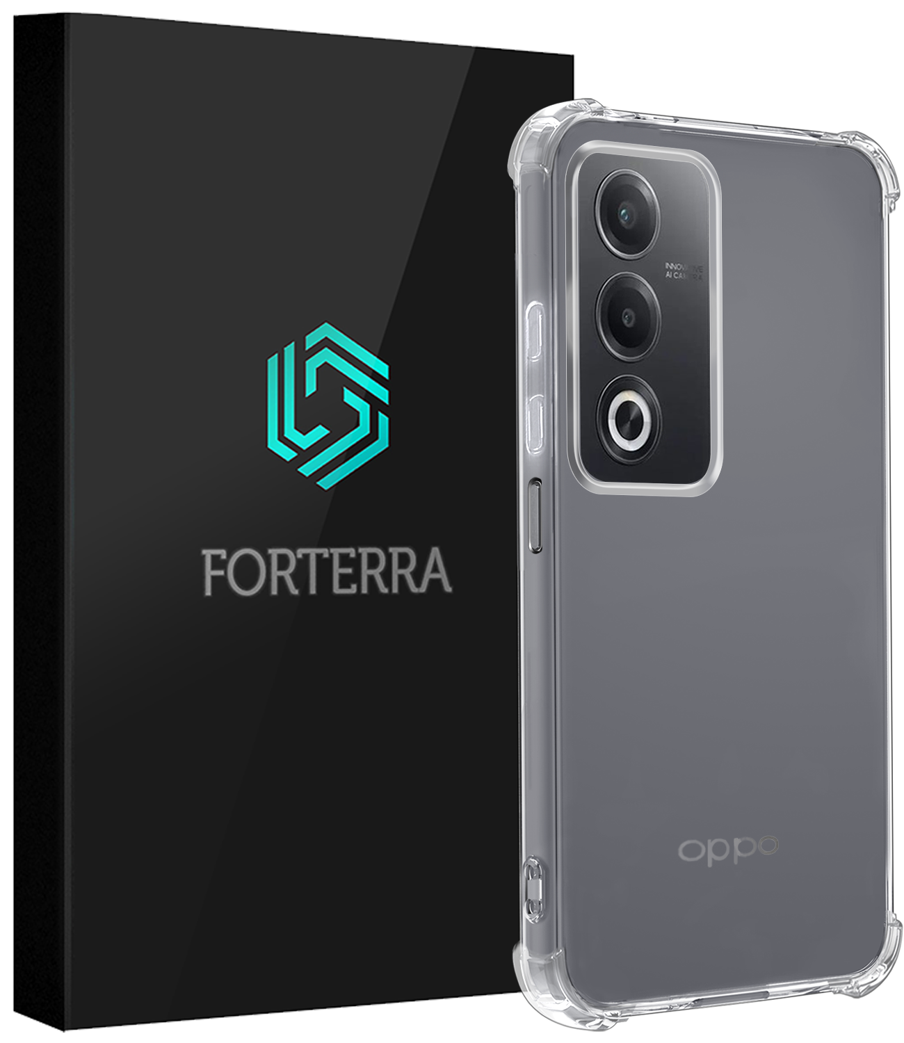 Forterra Forterra OPPO A80 Hoesje Shockproof - Transparant