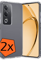 Nomfy Nomfy OPPO A80 Hoesje Siliconen - Transparant - 2 PACK