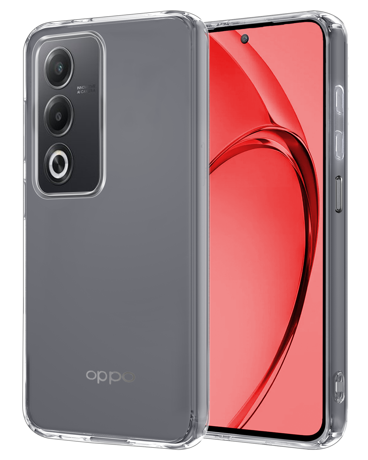 NoXx NoXx OPPO A80 Hoesje Siliconen - Transparant