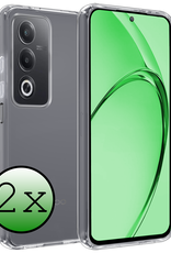 BASEY. BASEY. OPPO A80 Hoesje Siliconen - Transparant - 2 PACK