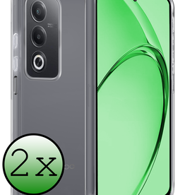 BASEY. BASEY. OPPO A80 Hoesje Siliconen - Transparant - 2 PACK