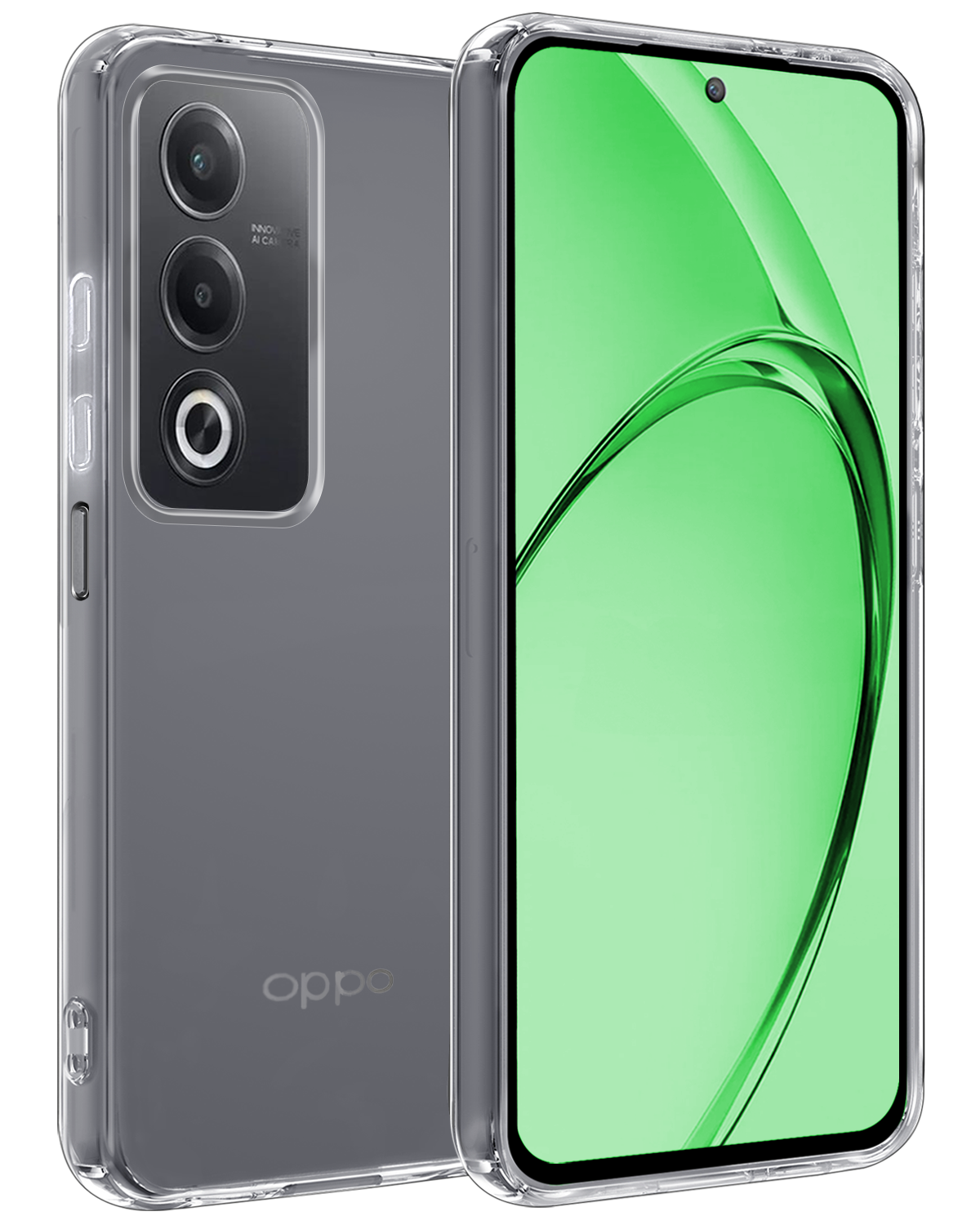 BASEY. BASEY. OPPO A80 Hoesje Siliconen - Transparant
