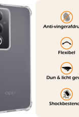 Nomfy Nomfy OPPO A80 Hoesje Shockproof Met Screenprotector