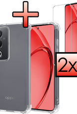 NoXx NoXx OPPO A80 Hoesje Shockproof Met 2x Screenprotector