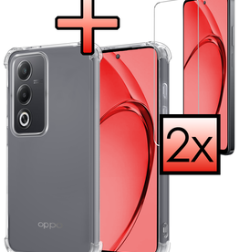 NoXx NoXx OPPO A80 Hoesje Shockproof Met 2x Screenprotector