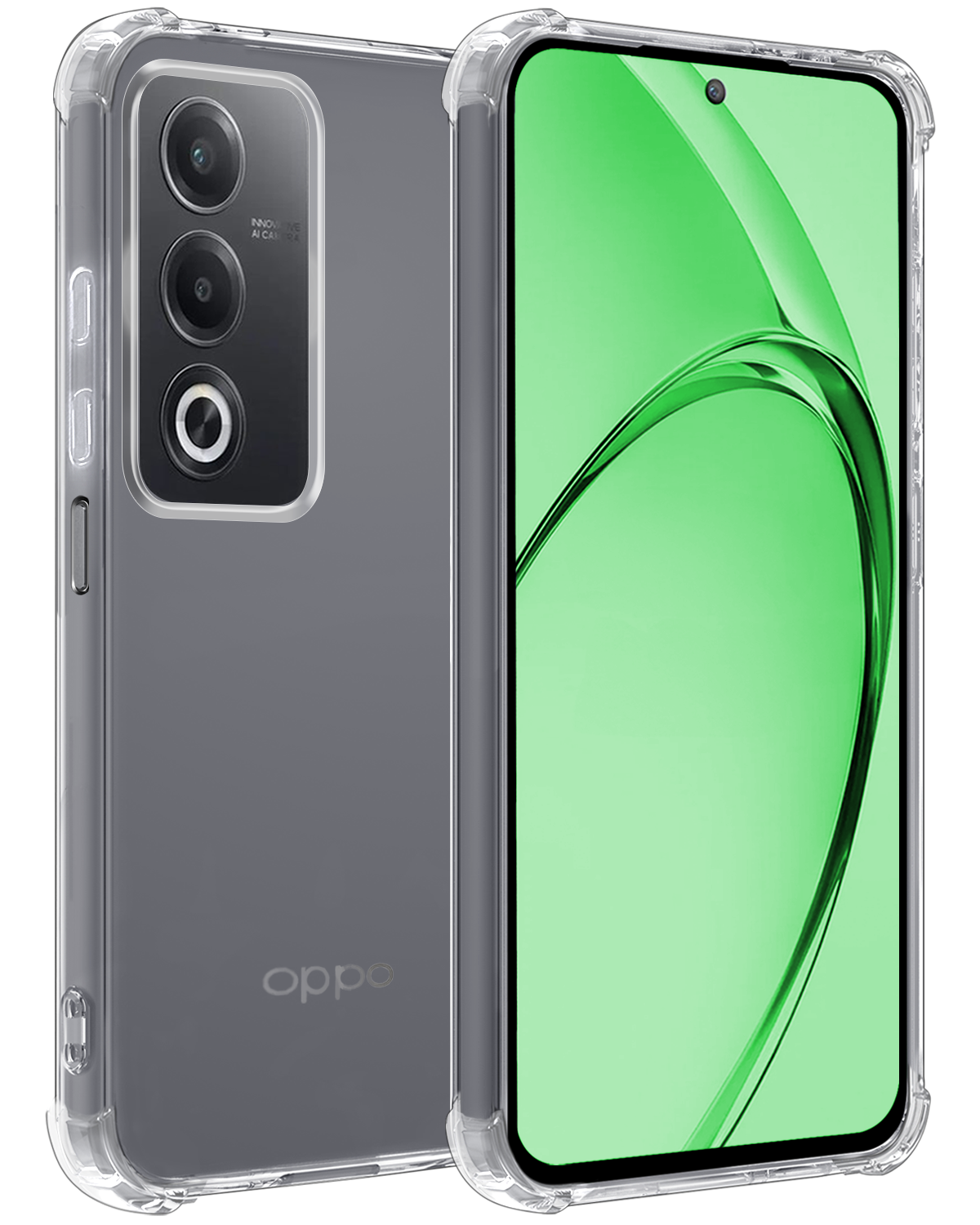 BASEY. BASEY. OPPO A80 Hoesje Shockproof - Transparant