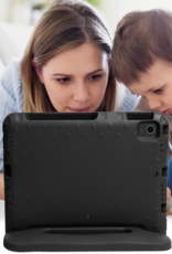 Nomfy Hoes Geschikt voor iPad Air 6 (11 inch) Hoes Bumper Kindvriendelijk Kids Case Kinderhoes - Hoesje Geschikt voor iPad Air 2024 (11 inch) Hoesje Shockproof Cover Hoes - Zwart