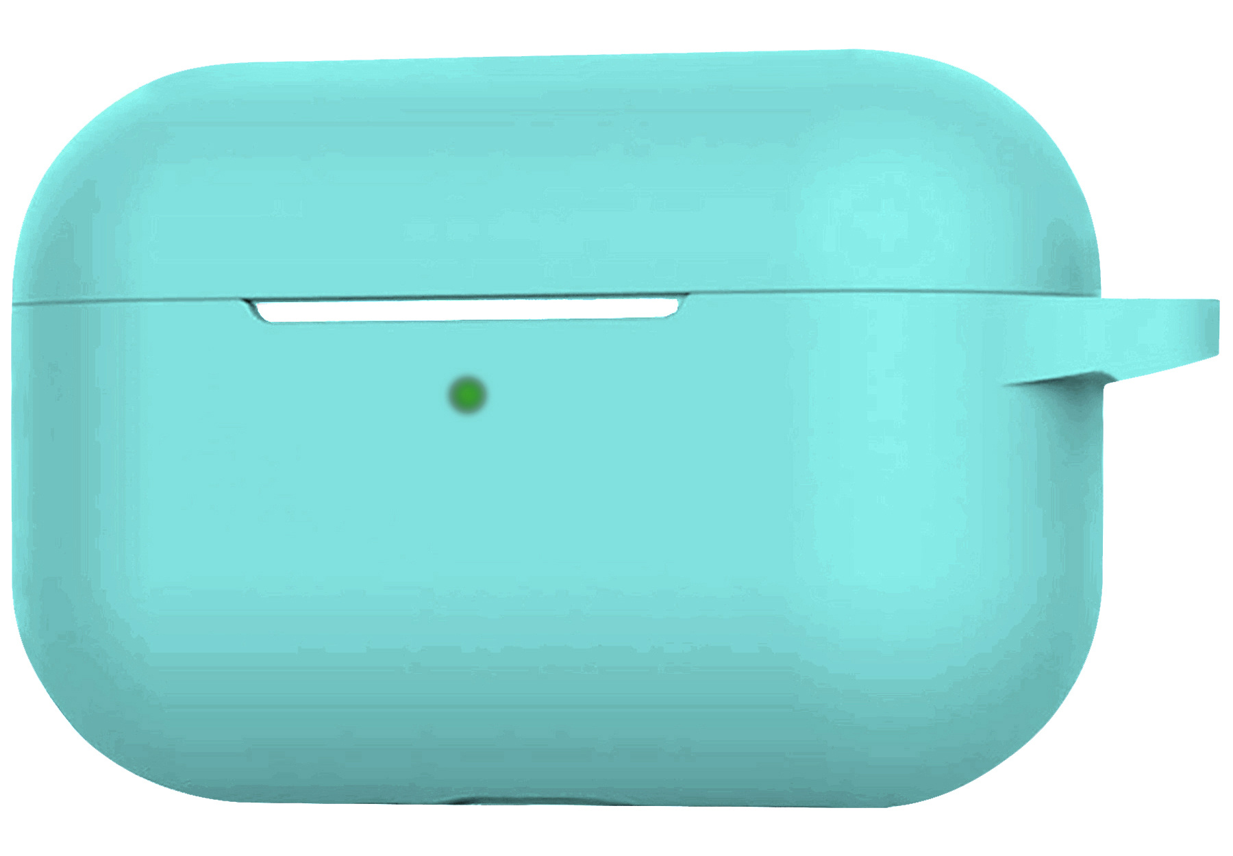 NoXx Hoes Geschikt voor AirPods 3 Hoesje Cover Silicone Case Hoes - Mintblauw