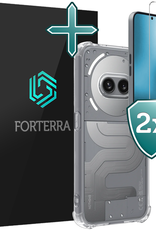 Forterra Forterra Nothing Phone (2a) Plus Hoesje Shockproof Met 2x Screenprotector