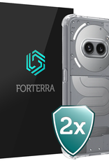 Forterra Forterra Nothing Phone (2a) Plus Hoesje Shockproof - Transparant - 2 PACK