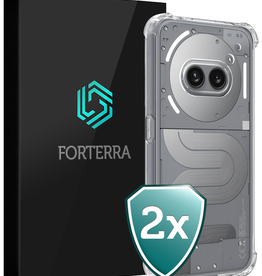 Forterra Forterra Nothing Phone (2a) Plus Hoesje Shockproof - Transparant - 2 PACK