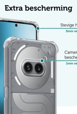 Forterra Forterra Nothing Phone (2a) Plus Hoesje Shockproof - Transparant - 2 PACK