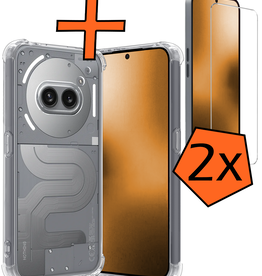 Nomfy Nomfy Nothing Phone (2a) Plus Hoesje Shockproof Met 2x Screenprotector