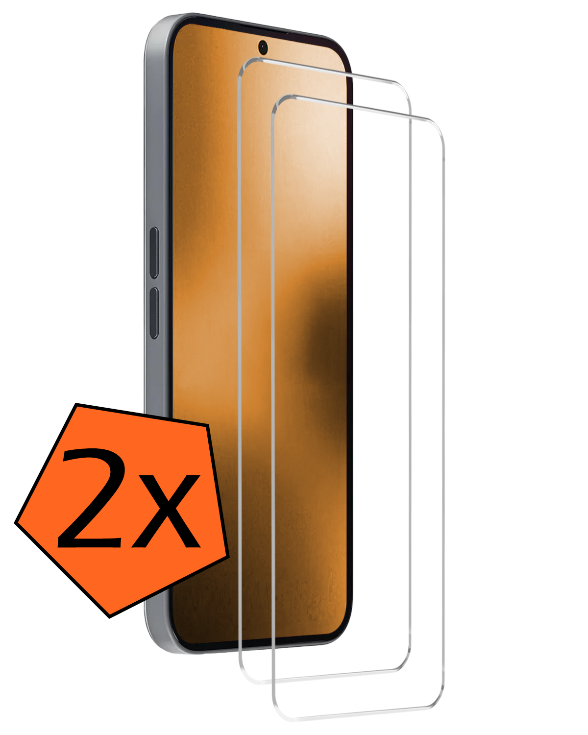Nomfy Nomfy Nothing Phone (2a) Plus Screenprotector Glas - 2 PACK