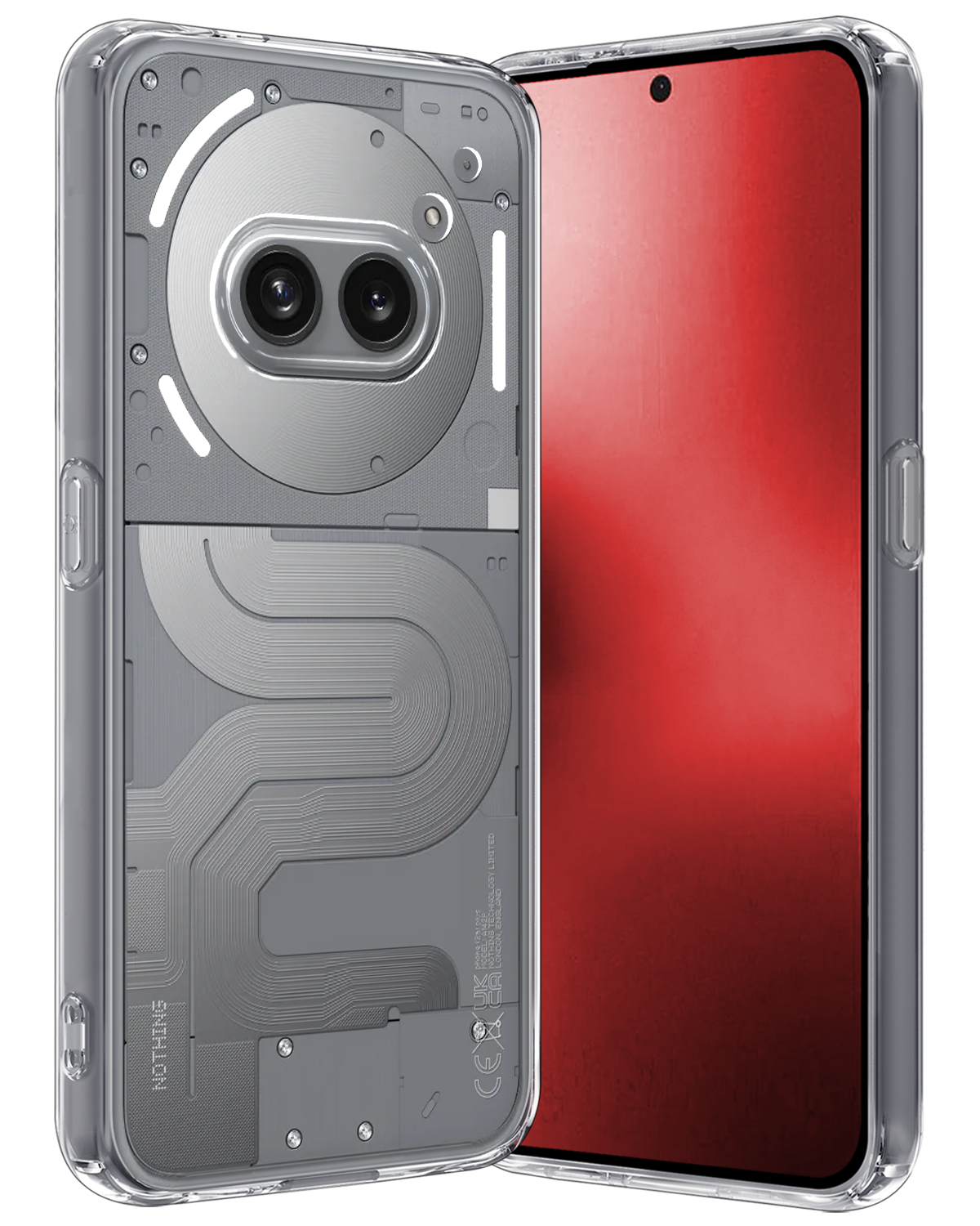 NoXx NoXx Nothing Phone (2a) Plus Hoesje Siliconen - Transparant