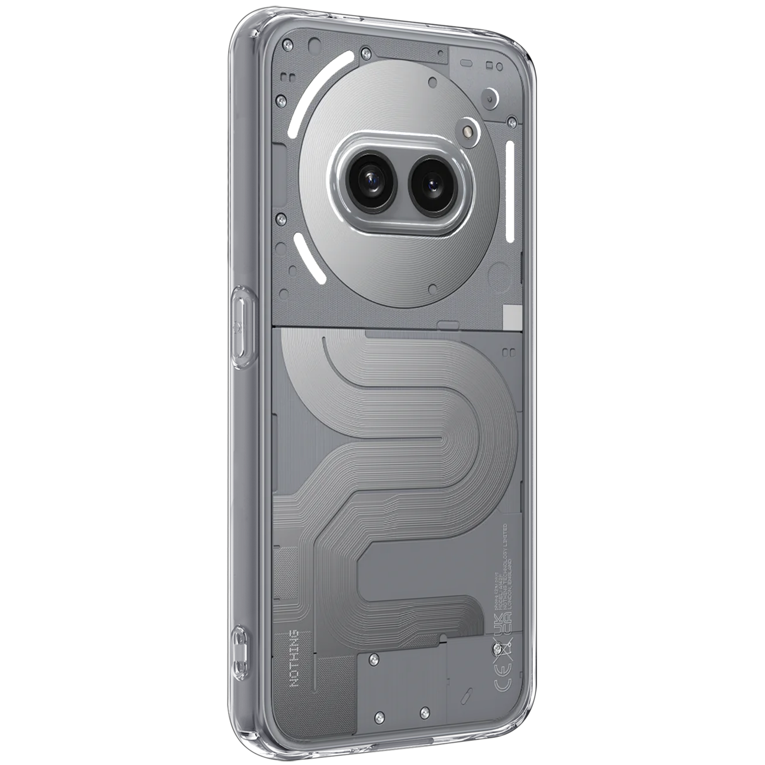 NoXx NoXx Nothing Phone (2a) Plus Hoesje Siliconen - Transparant