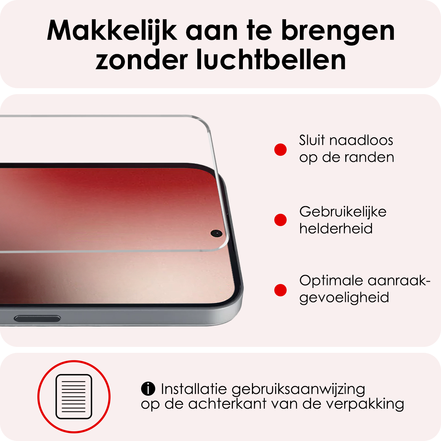 NoXx NoXx Nothing Phone (2a) Plus Screenprotector Glas - 3 PACK
