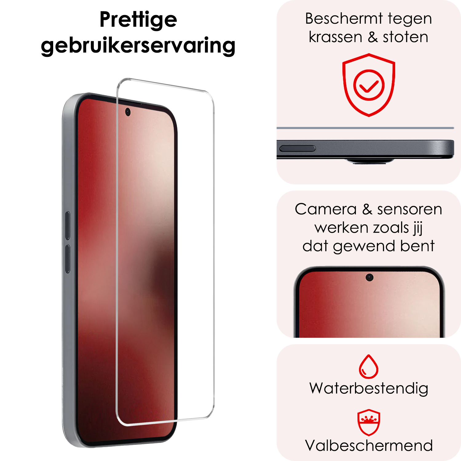 NoXx NoXx Nothing Phone (2a) Plus Screenprotector Glas - 3 PACK