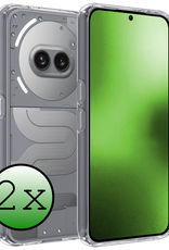 BASEY. BASEY. Nothing Phone (2a) Plus Hoesje Siliconen - Transparant - 2 PACK